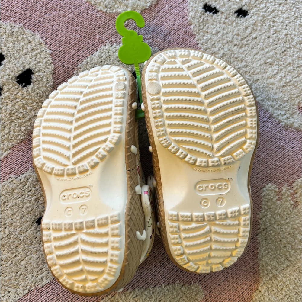 CROCS - Kids/Toddlers White Sprinkle Ice Cream Clogs - Picture 3 of 4